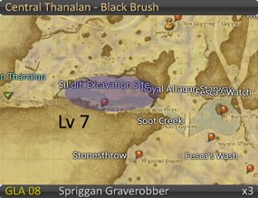 Spriggan Graverobber Map Location.